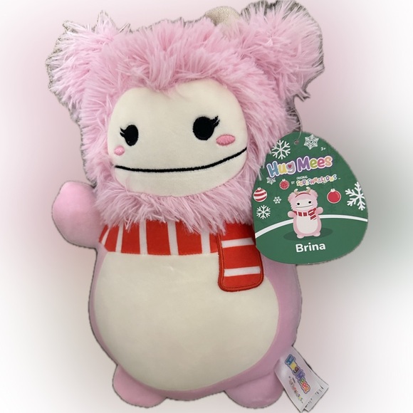 Nwt Squishmallow 10"BRINA Bigfoot hug mees - Picture 1 of 5